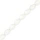 Czech Pinch beads 5x3mm Chalk white 03000